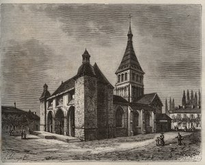 Notre Dame de Wassy - Haute-Marne in regione Champagne-Ardenne - incisione in 