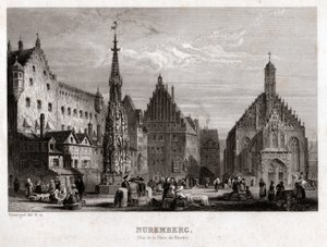 Norimberga (incisione, ca. 1830)
