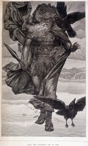 Odino, dio germanico della guerra e della poesia da French School
