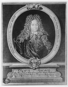 Olaus Romer (incisione) da French School