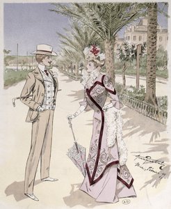 Sulla Promenade des Anglais, Nizza, febbraio 1899