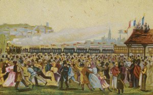 Apertura della prima ferrovia francese, 1832 da French School