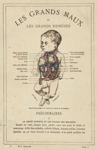 Organizzazione normale del bambino al momento della nascita da French School