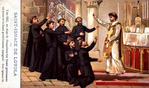 Origine della Società di Gesù approvata da Papa Paolo III il 27 dicembre da French School