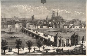Orleans - Centre-Val de Loire - incisione in 