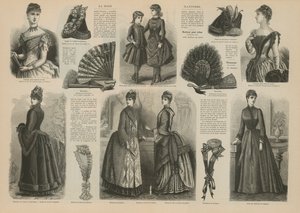 Pagina da La Mode Illustrée da French School
