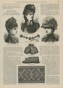 Pagina da La Mode Illustrée da French School