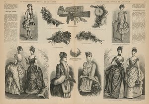 Pagina da La Mode Illustrée da French School