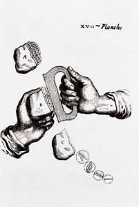 Pagina da "Les principles de philosophie" di René Descartes (1596-1650) da French School