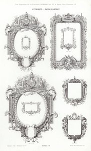 Pagina da Vignettes Typographiques (incisione) da French School
