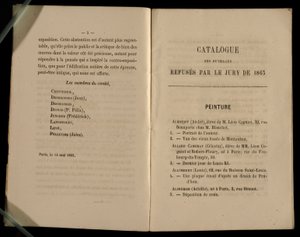 Capitolo della pittura, dal Salon des Refusés, 1863