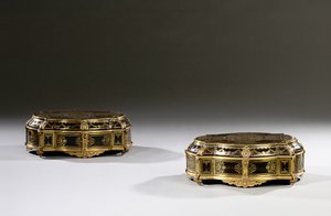 Coppia di cofanetti Luigi XIV, c.1700-15 da French School