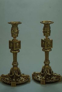 Coppia di candelabri di Boucheron, 1783 da French School