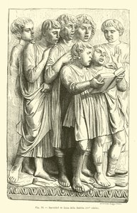 Pannello della Cantoria da French School
