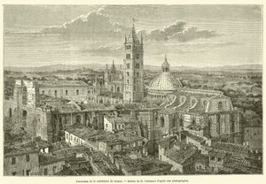 Panorama della cattedrale di Siena