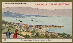 Panorama di Ajaccio e della baia