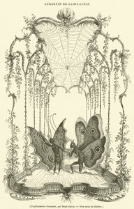 Papillonneries umane (incisione) da French School