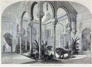Parc du Montsouris: interno del Palais du Bey a Tunisi all