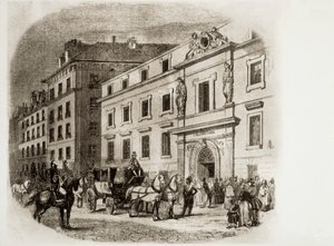 Conservatorio di Parigi negli anni 1830 (incisione)
