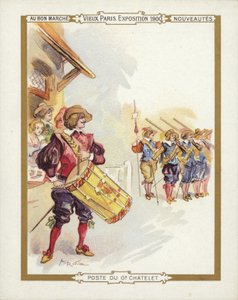 Esposizione di Parigi 1900, Cavaliere che suona il tamburo da French School