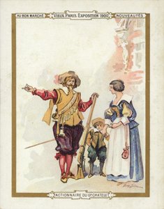 Esposizione di Parigi 1900, Cavaliere che indica la strada da French School
