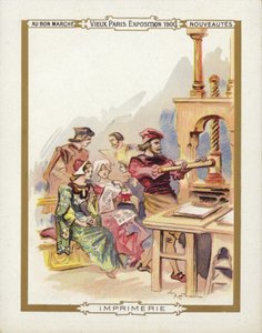 Esposizione di Parigi 1900, Il tipografo