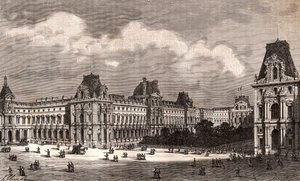 Parigi Le Louvre da French School