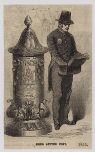 Lettera Postale di Parigi, 1855 da French School