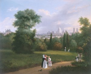 Parigi dalla Folie-Beaujon, c.1830 da French School