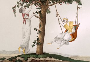 Signore parigine a Montmorency, tavola 41 da Le Bon Genre, c.1810 da French School