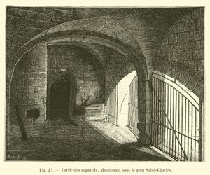 Parte dei cagnards, terminante sotto il ponte Saint-Charles da French School