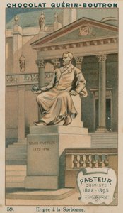 Pasteur, Chimico, 1822-1895, Eretto alla Sorbona da French School