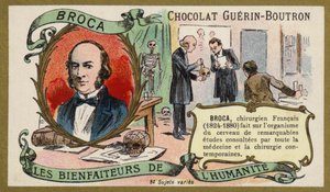 Paul Broca, medico, anatomista e antropologo francese da French School