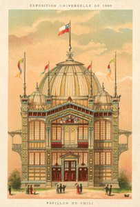 Padiglione del Cile, Esposizione Universale 1889, Parigi da French School