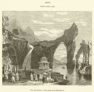 Paesaggio cinese, Vista presa sul Thai-hou