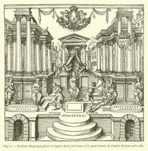 Pittura allegorica posta all