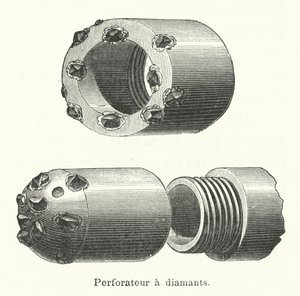 Perforatore a diamanti