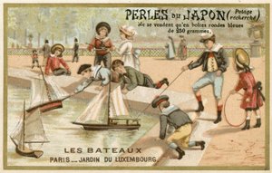 Carta commerciale Perles du Japon da French School