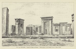 Persepoli, Facciata del Palazzo di Dario