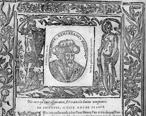Filippo I - in "Portraits of the kings of France" da French School