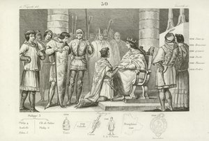 Filippo VI di Valois rende omaggio a Edoardo III d