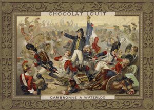 Pierre Cambronne, generale francese, alla Battaglia di Waterloo, 1815 da French School