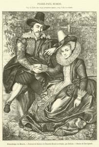 Pinacoteca di Monaco, Ritratto di Rubens e di Isabelle Brandt sua moglie da French School
