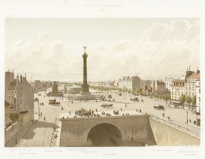 Place de la Bastille, 1841 da French School