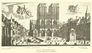 Piazza del Parvis nel 1650, Fac-simile di un