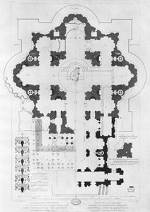 Piano della Basilica di San Pietro da French School