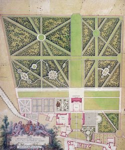 Piano del castello e del parco di Roissy, appartenente al Conte di Caraman