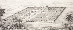 Piano della città di Babilonia, Mesopotamia, intorno al V secolo a.C. secondo una descrizione data da Erodoto, da L