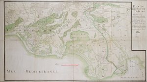 Piano dei dipartimenti di Arles, 1789 da French School