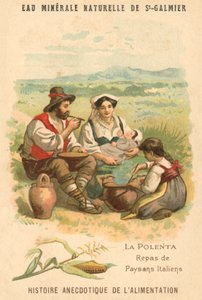 Polenta, pasto dei contadini italiani da French School